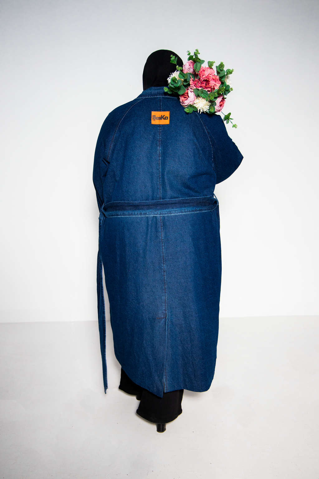 DARK BLUE TRENCH COAT