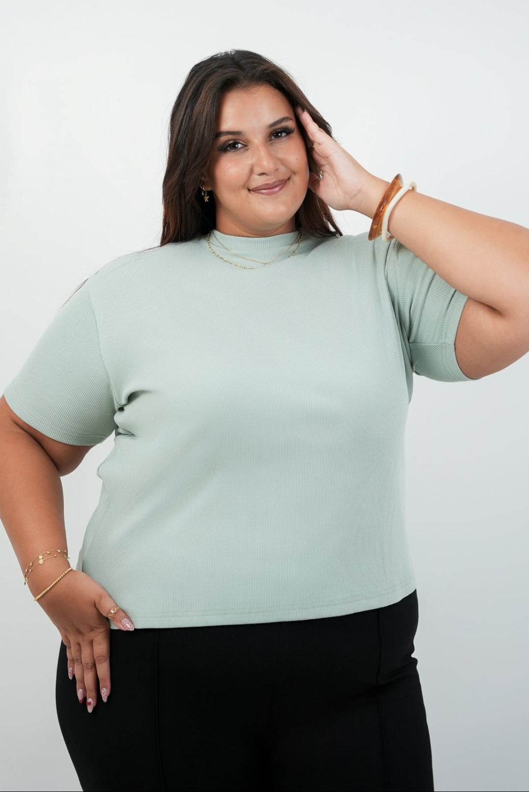 HALF SLEEVES BASIC TOP