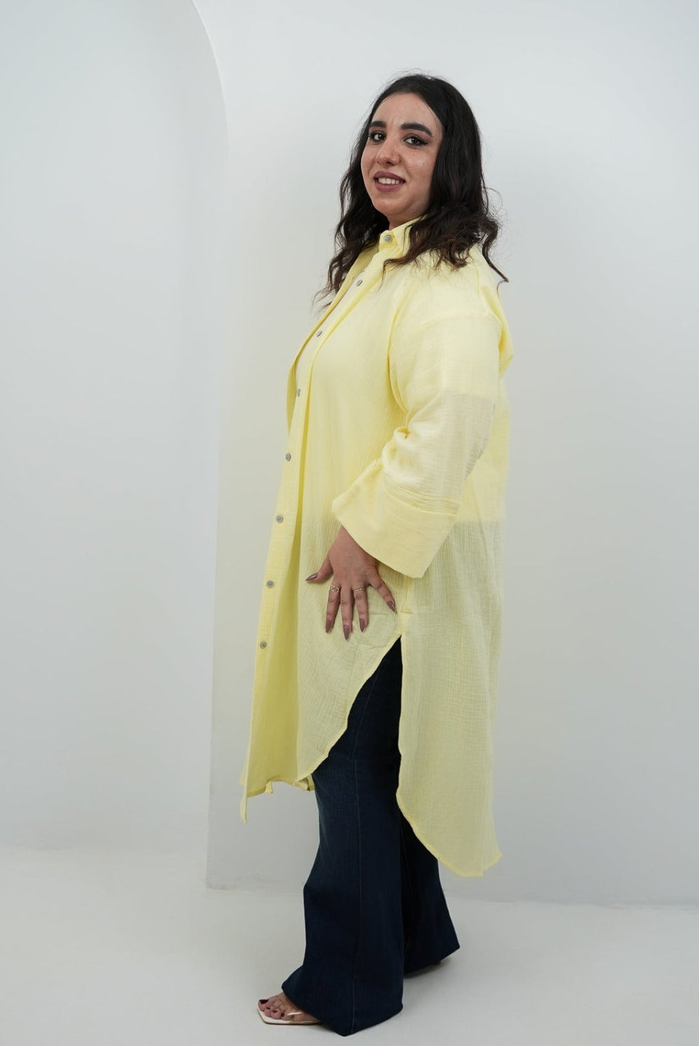 BELTED SHIRT DRESS