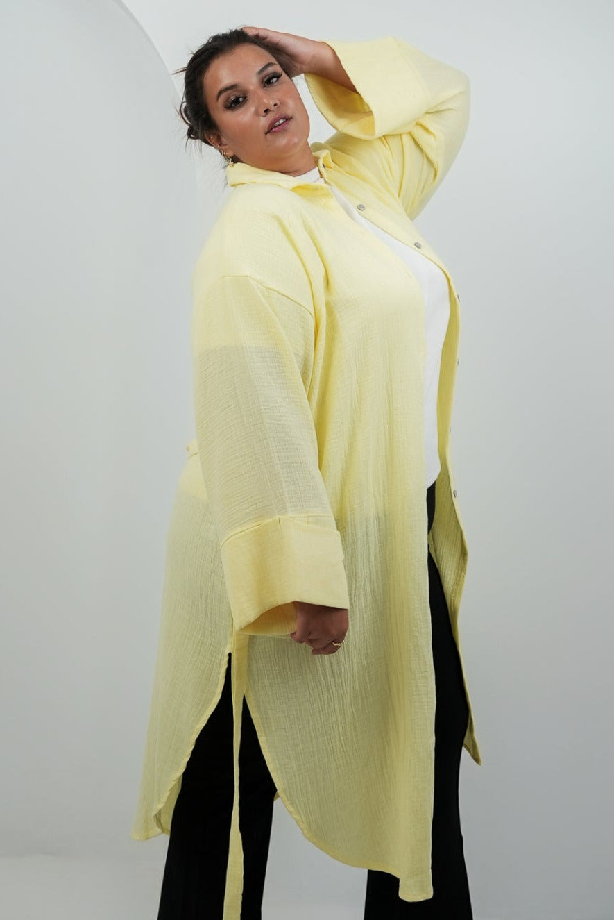 BELTED SHIRT DRESS