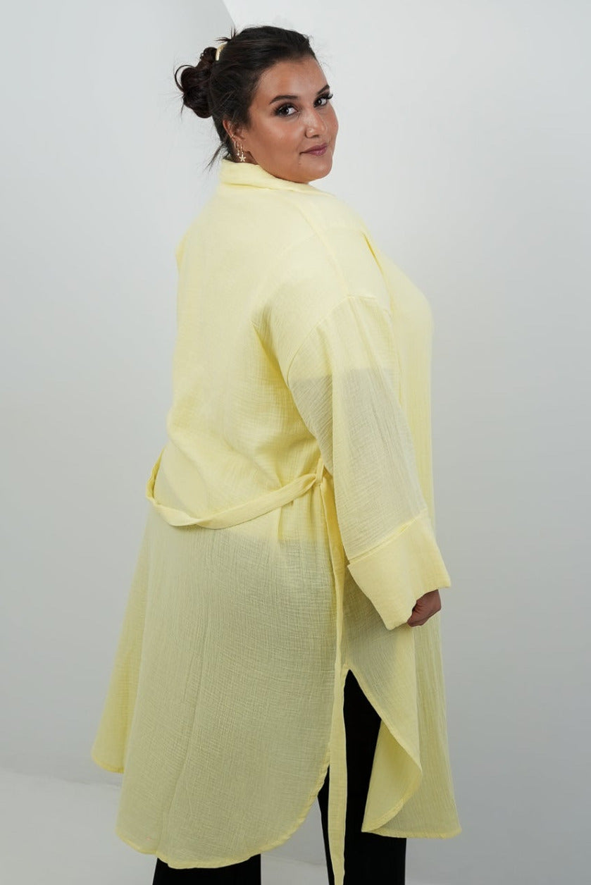 BELTED SHIRT DRESS