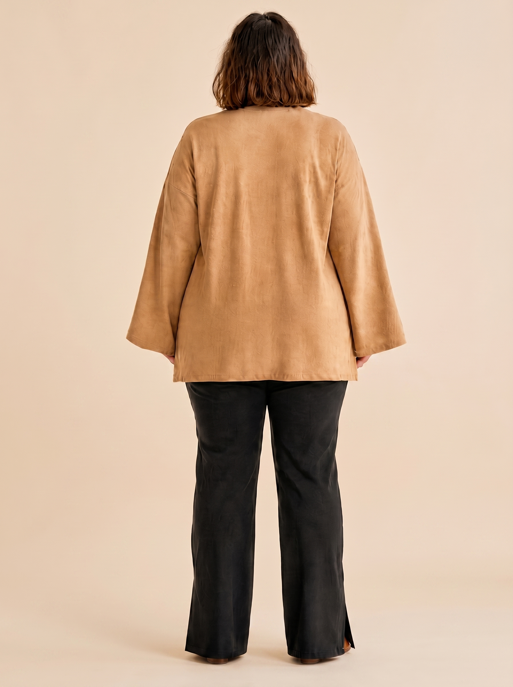 BEIGE OVERSIZED SHIRT