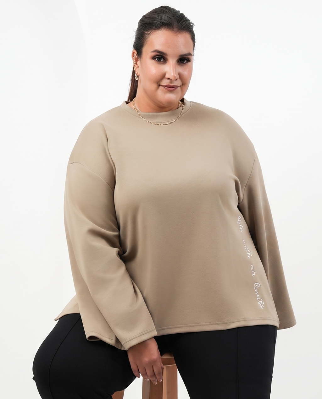 BEIGE OVERSIZED SHIRT